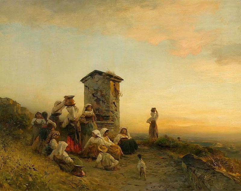 Donne alla fontana